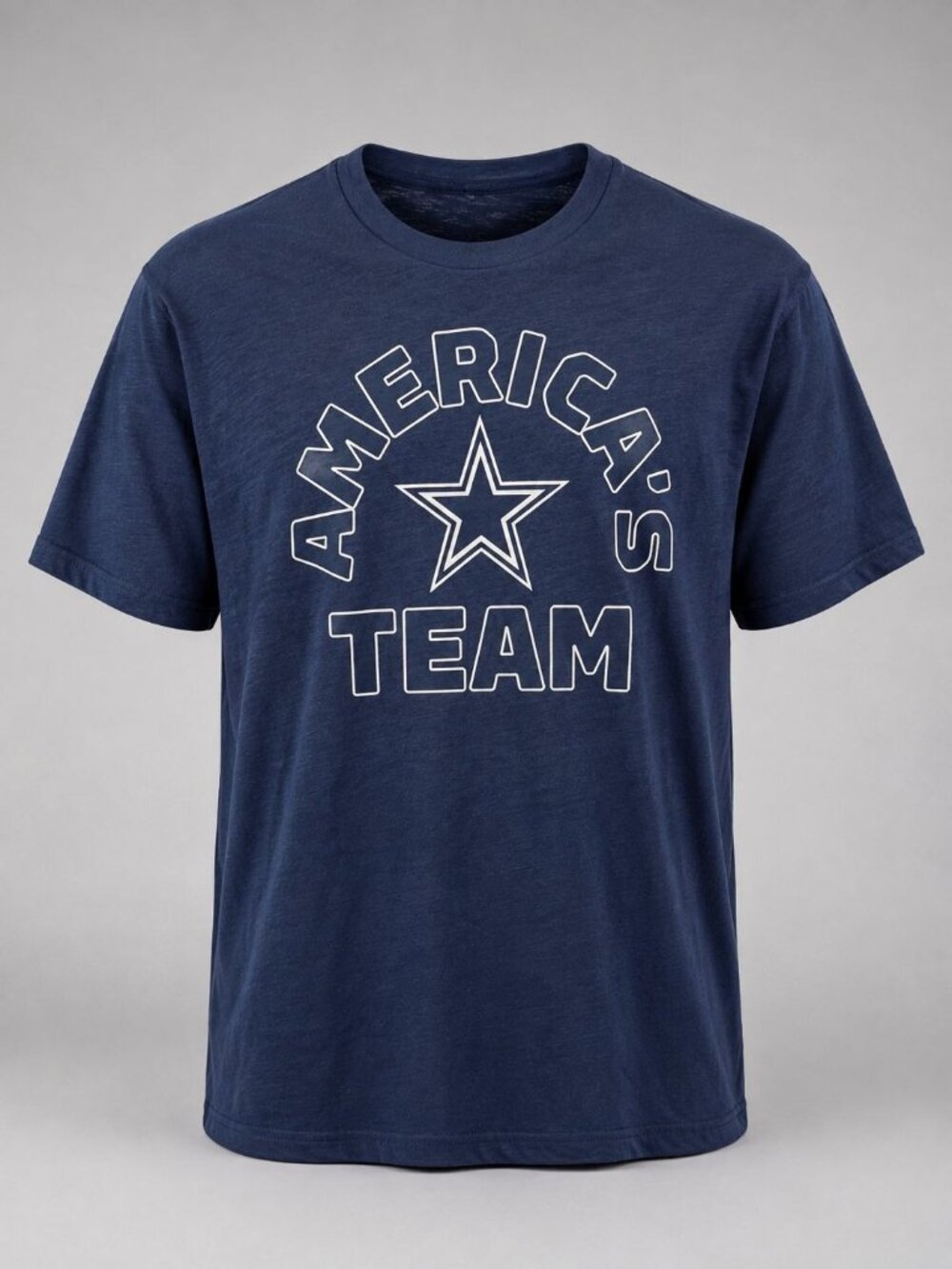 Dallas Cowboys Mens Medium T-Shirt Blue Americas Football Team Graphic Tee - NWT